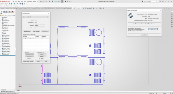 Stiahni si Programy Geometric NestingWorks 2026 SP0 for SolidWorks 2025-2026 (x64)