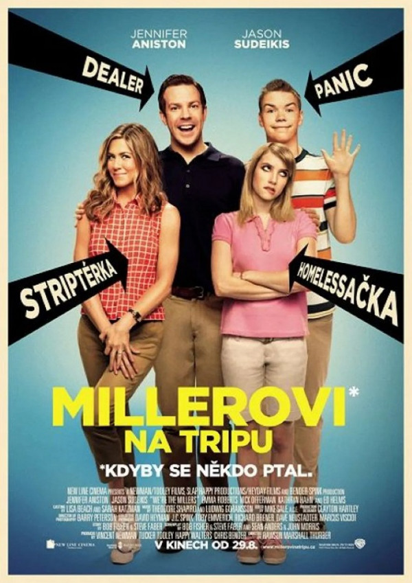 Stiahni si Filmy CZ/SK dabing Millerovi na tripu / We're the Millers (2013)(CZ/EN)[1080p][HEVC] = CSFD 76%