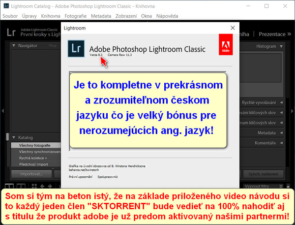 Stiahni si Programy Adobe Photoshop Lightroom Classic CC 2019 v8.3.0.10 CZ!
