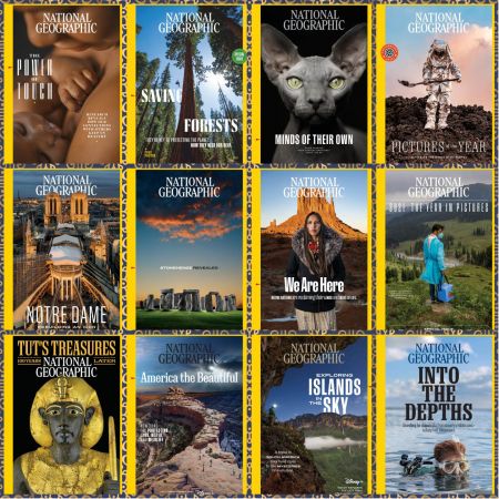 Stiahni si Knihy a Časopisy National Geographic USA - 2022 Full Year Issues Collection (ENG)
