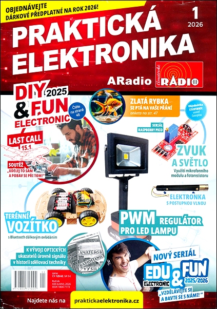 Stiahni si Knihy a Časopisy Praktická elektronika - Amatérske radio (01/2026)(CZ)[PDF]