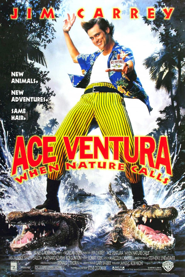 Stiahni si Filmy bez titulků Ace Ventura 2: Volání divočiny / Ace Ventura When Nature Calls (1995)[1080p][HEVC] = CSFD 64%