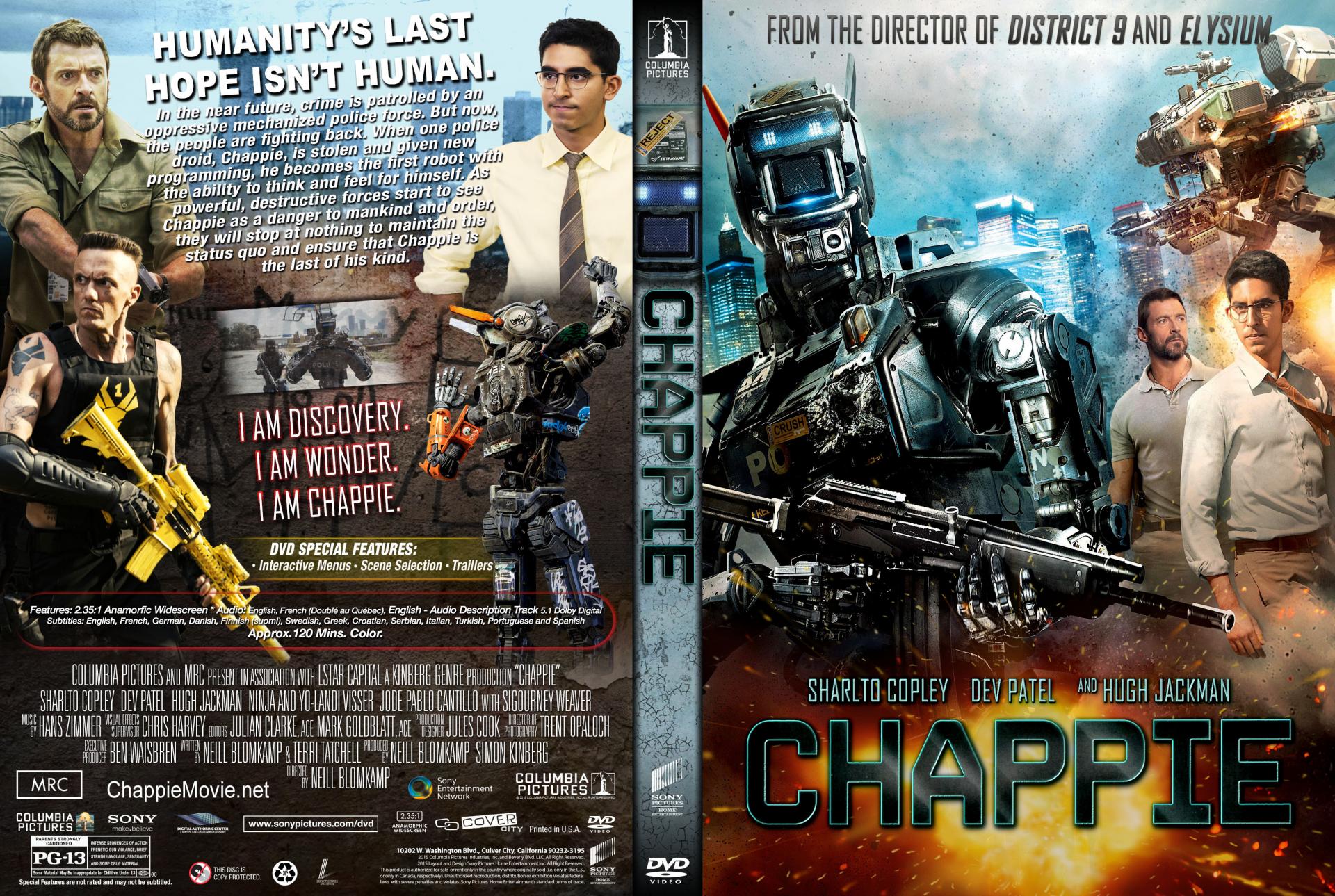 Stiahni si Filmy DVD Chappie (2015)(CZ/EN) = CSFD 67%