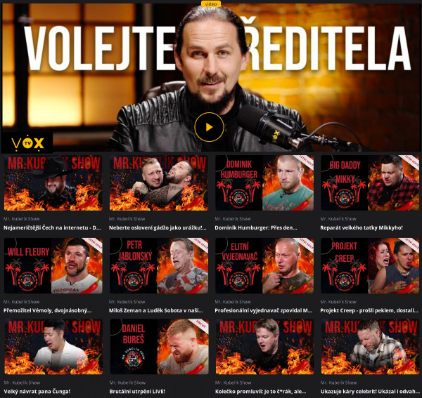 Stiahni si TV Pořad Mr. Kubelík Show / Vox TV & Vox News E61-E120 (2020)(CZ)[1080p] = CSFD 77%