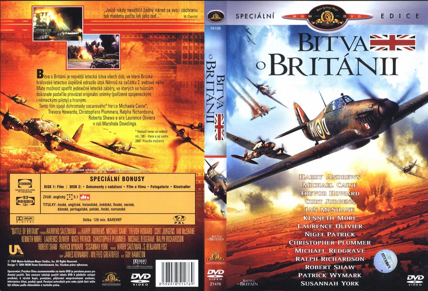 Stiahni si HD Filmy Bitva o Britanii / Battle of Britain (1969)(CZ/EN)[720p] = CSFD 82%