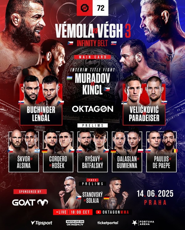 Stiahni si Sport OKTAGON 72 (CZ)[1080p]