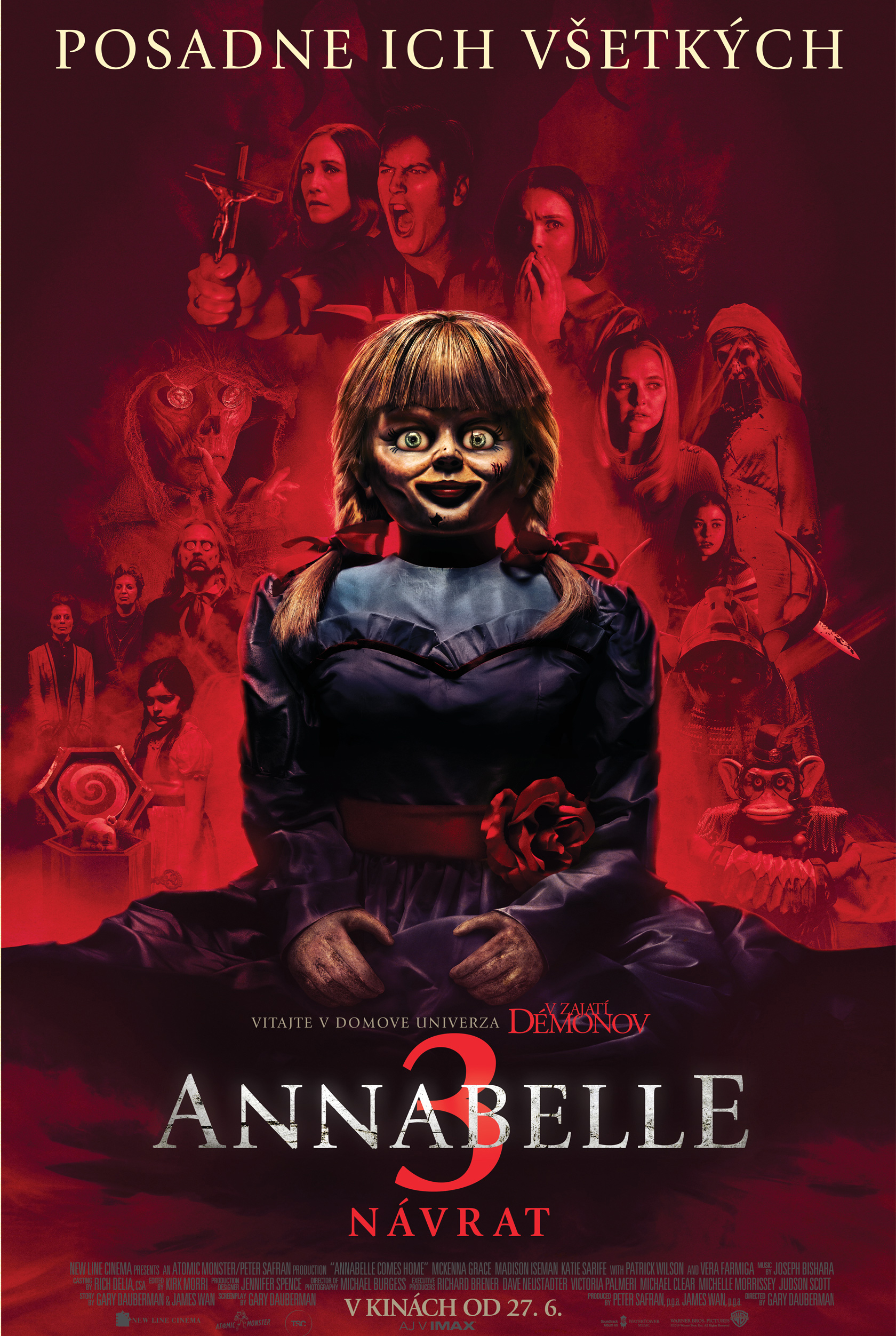 Stiahni si HD Filmy Annabelle 3 /  Annabelle Comes Home (2019)(CZ/HU/EN)[1080pHD] CSFD = CSFD 57%