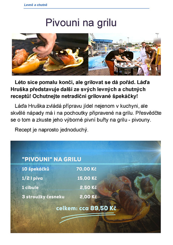 Stiahni si Knihy a Časopisy Lada Hruska - Pivouni na grilu (CZ)