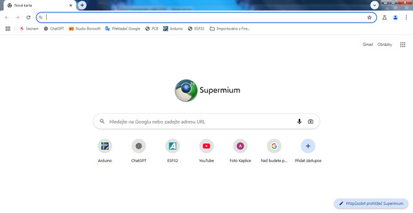 Stiahni si Programy Internetový prohlížeč Supermium (32/64bit)