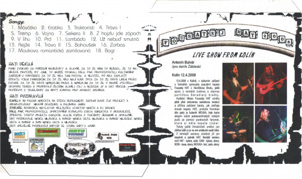 Stiahni si Hudba FOUSATEJ HAT - Live 12.4. Kolín - U Vodvárků (2008)