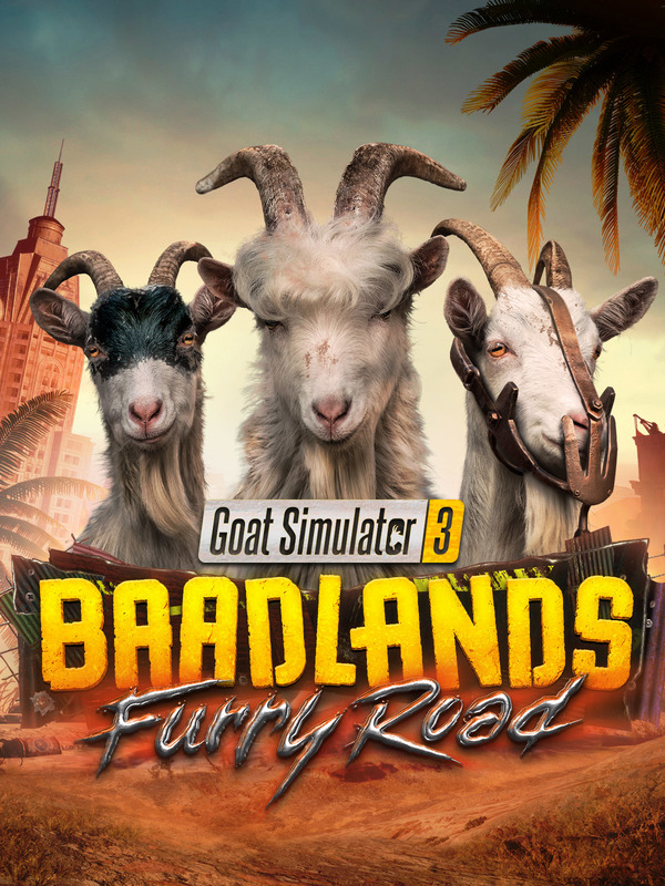 Stiahni si Hry na Windows Goat Simulator 3 - Baadlands Furry Road (2025)[RUNE]