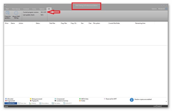 Stiahni si Programy O&O Defrag Professional 30.5 Build 1201 (x64) portable