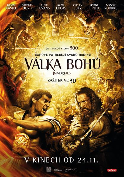 Valka Bohu / Immortals (2011)(CZ) [1080p] [3D SBS] = CSFD 59%