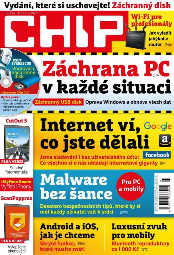 Stiahni si Knihy a Časopisy     Chip (08/2018)(CZ)