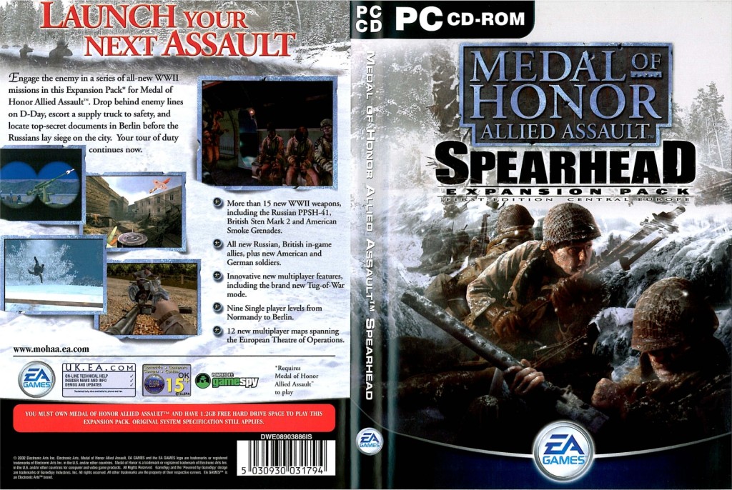 Не запускается medal of honor spearhead