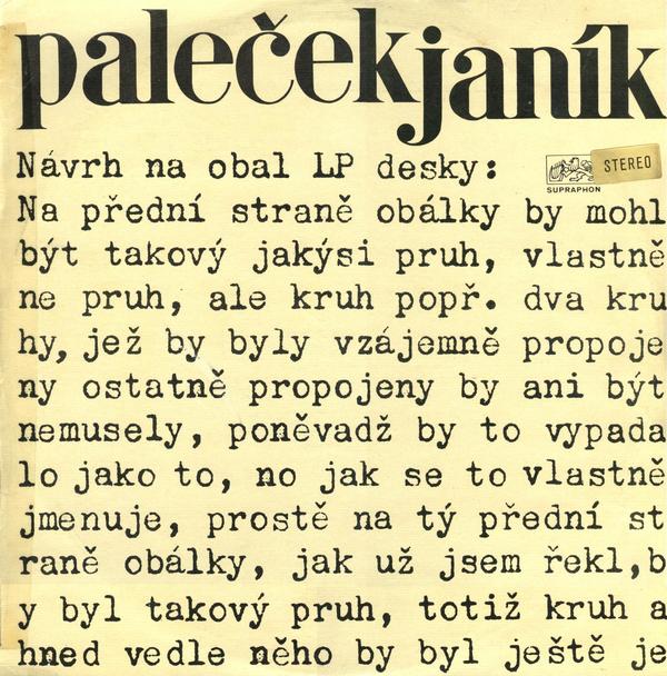 Stiahni si Hudba Palecek / Janik - Palecek / Janik (1970) 