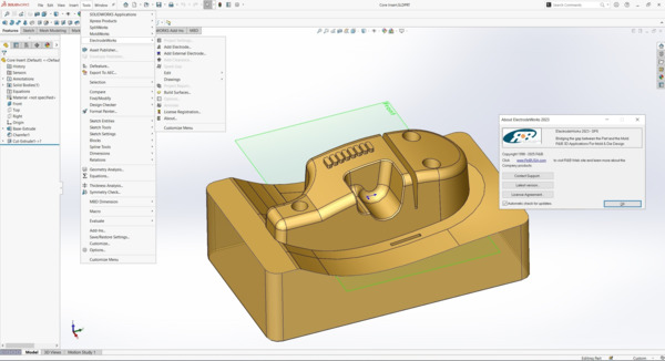 Stiahni si Programy R&B ElectrodeWorks 2023 SP0 for SolidWorks 2015-2025 (x64)