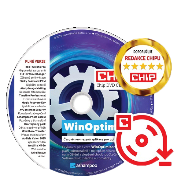 Stiahni si Programy CHIP 01/2025 (DVD)