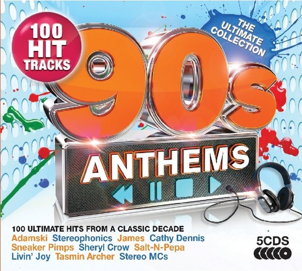 Stiahni si Hudba The Ultimate Collection 90s Anthems - Pop Rock 2014 5 Disk Set [CBR-320kbps]