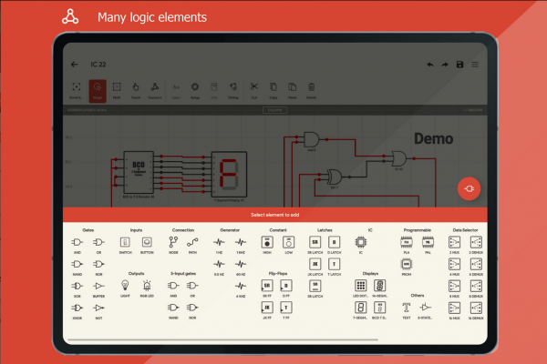Stiahni si Mobil, PDA Logic Circuit Simulator Pro 39.0.1