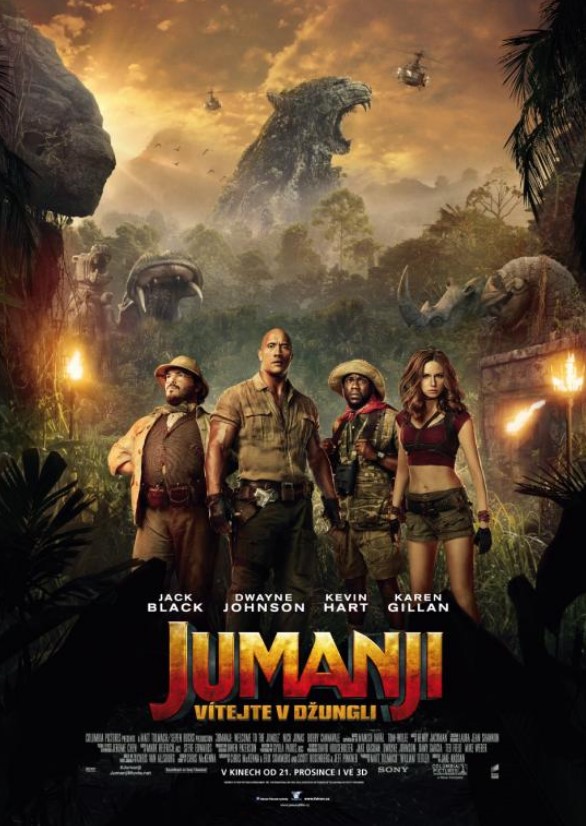 Jumanji: Vitejte v dzungli! / Jumanji: Welcome to the Jungle (2017)(CZ/EN)[3D Half-O/U][1080p] = CSFD 73%