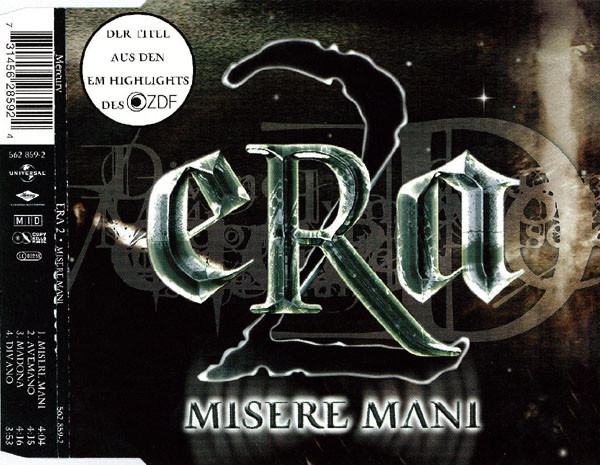Stiahni si Hudba ERA- Misere Mani(2000) [mp3 320 kb/s]