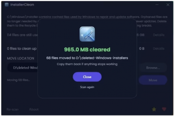 Stiahni si Programy InstallerClean 2.3.0
