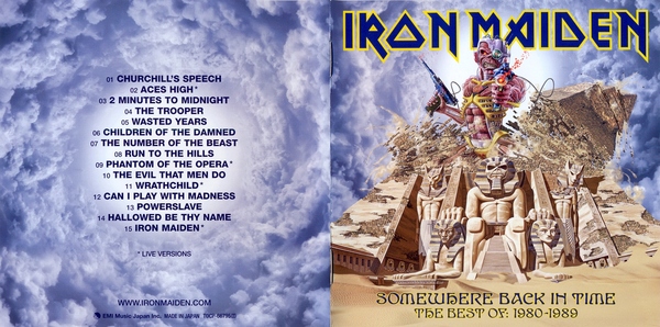 Stiahni si Hudba Iron Maiden - Somewhere Back In Time (The Best Of 1980-1989)  (Japan EMI) (2008)