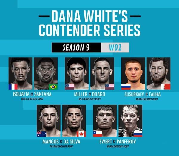Stiahni si Sport UFC Dana White’s Contender Series: Season 9, Week 1 (2025)[720p]