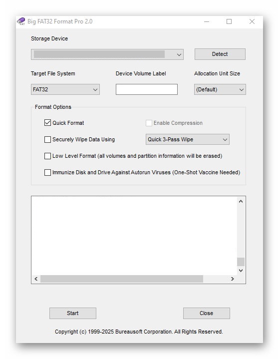 Stiahni si Programy Big FAT32 Format Pro 2.00 (x32x64) portable