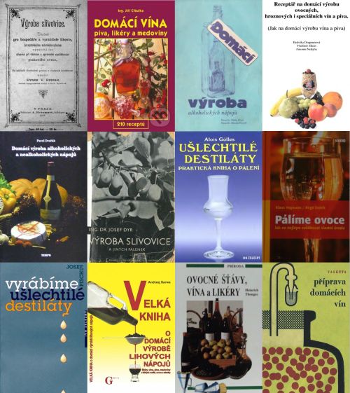 Stiahni si Knihy a Časopisy 12x Domaci vyroba destilatu, vina a likeru (1895-2009)(CZ)