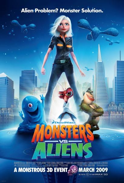 Stiahni si Filmy Kreslené Monstra vs. Vetrelci / Monsters vs. Aliens (2009)(EN/CZ/SK)(1080p)[HEVC] = CSFD 70%