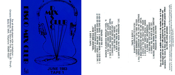 Stiahni si Hudba VA - Disco Mix Club - June 1983 - Tape 1