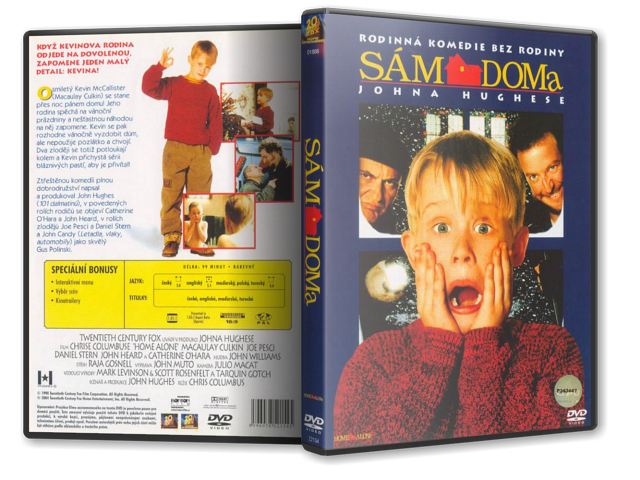 Stiahni si HD Filmy Sam doma / Home alone (1990)(CZ/EN)[720pHD] = CSFD 86%