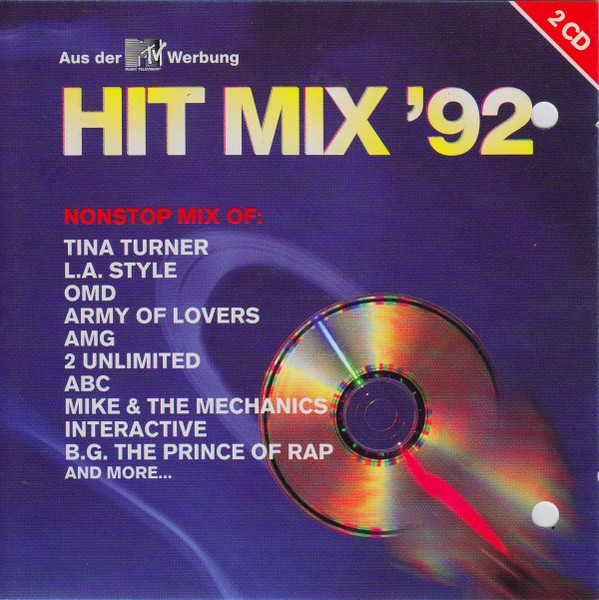 Stiahni si Hudba DJ's Mix VA - Hit Mix '92 2CD, Comp, DE, ZYX Records ZYX 70064-2 (1992)[FLAC]