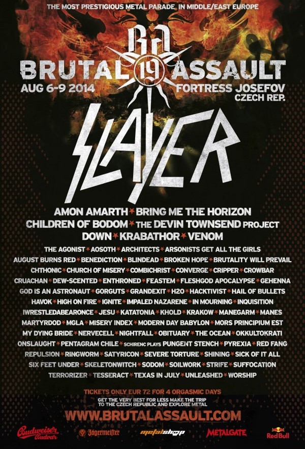 Stiahni si Hudební videa Brutal Assault (2014)[720p]