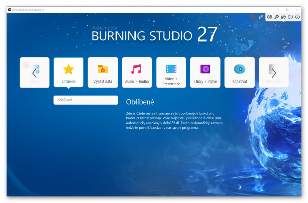 Stiahni si Programy Ashampoo Burning Studio 27.0.2.1 Build 6810 CZ + SK (x64) portable
