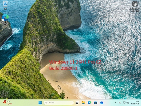Stiahni si Programy Windows 11 Insider Preview 26H1 build 28000.1 Pro CZ