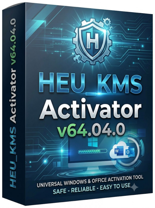 Stiahni si Programy HEU KMS Activator 64.04 Windows/Office Activator