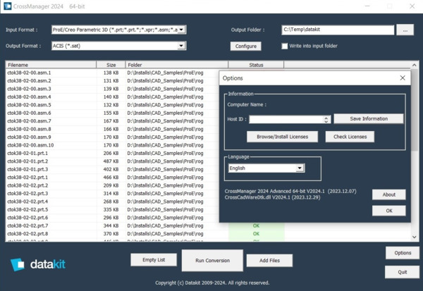 Stiahni si Programy DATAKIT CrossManager 2024.1 (build 2024-01-23)(x64)