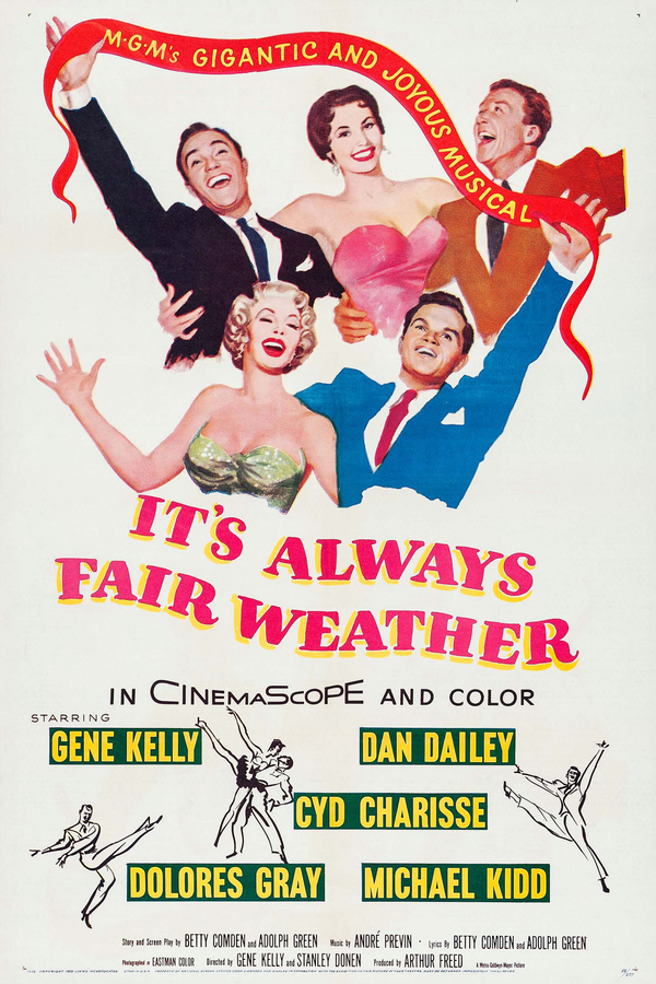 Stiahni si Filmy s titulkama It´s Always Fair Weather / Vždy je pekné počasie (1955)(MP4)(SK tit.) = CSFD 75%