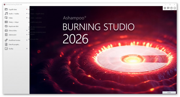 Stiahni si Programy Ashampoo Burning Studio 2026 - 1.27.0.1 CZ + SK (x64) portable