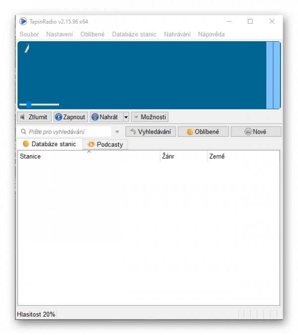 Stiahni si Programy TapinRadio 2.16.15 CZ + SK (x64) Portable