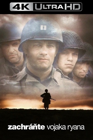 Stiahni si Filmy CZ/SK dabing Zachraňte vojína Ryana / Saving Private Ryan (1998)(SK/EN)[2160p][HDR10+/DV][HEVC] = CSFD 89%