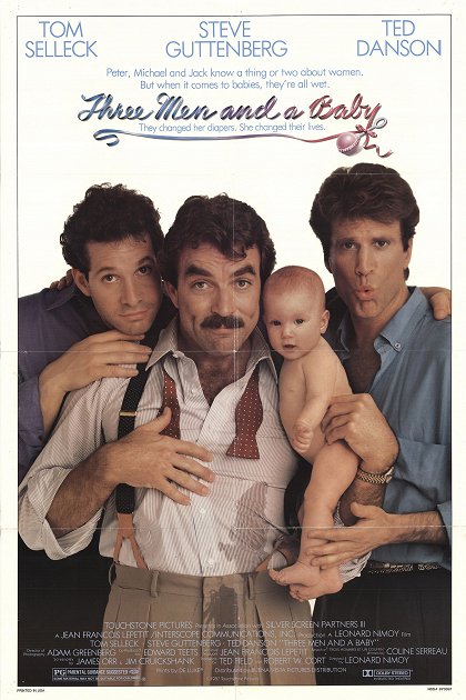 Stiahni si HD Filmy  Tři muži a nemluvně / Three Men and a Baby (1987)(CZ)[1080p] = CSFD 59%