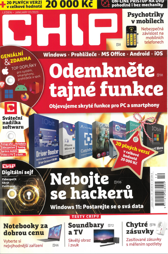Stiahni si Knihy a Časopisy Chip (01/2023)(CZ)