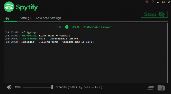 Stiahni si Programy Spytify - v 1.12 