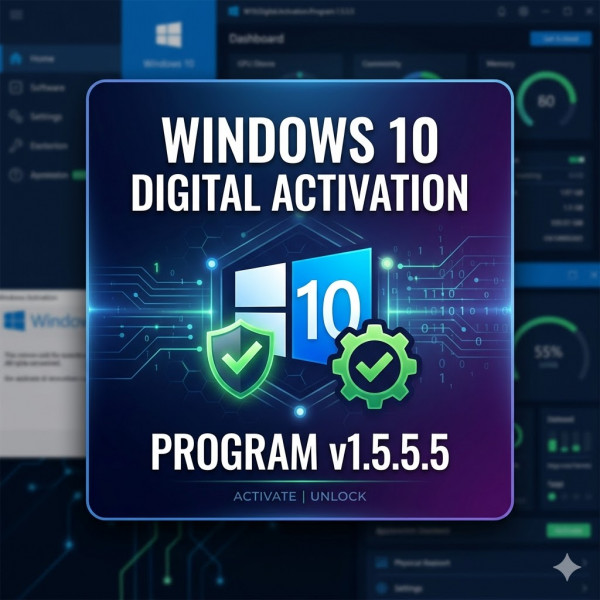 Stiahni si Programy W10 Digital Activation Program 1.5.5.5 X64 