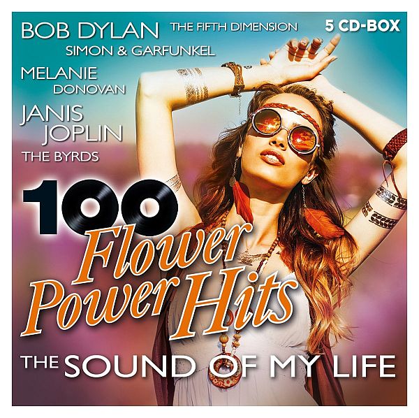 Stiahni si Hudba VA - 100 Flower Power Hits - The Sound Of My Life (5CD) - (2020)