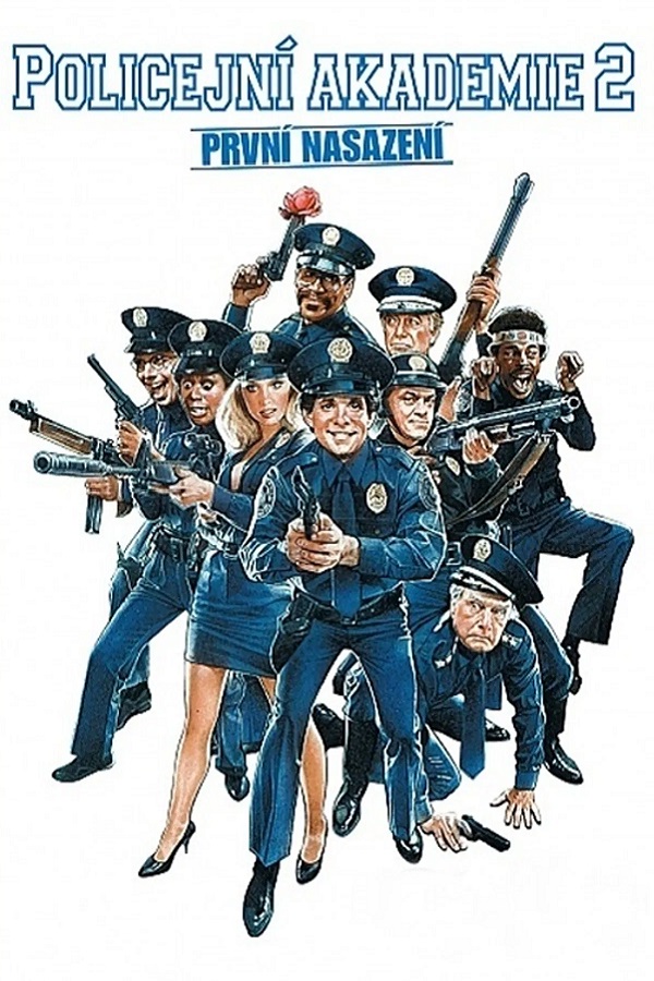 Stiahni si Filmy CZ/SK dabing  Policejní akademie 2 Jejich první nasazení / Police Academy 2: Their First Assignment (1985)(CZ/EN)[AIUpscale][2160p][HDR10][HEVC] = CSFD 66%